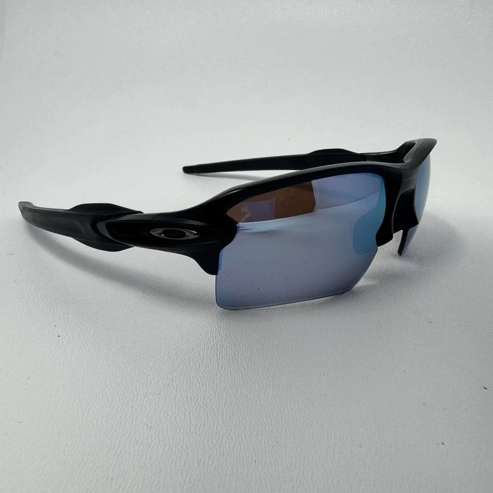 Oakley Flak 2.0 XL Sunglasses Matte Black Prizm Deep Water Polarized OO9188-5859
